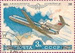 Sellos del Mundo : Europa : Rusia : Correo aéreo. La historia de la industria de la aviación nacional. Yak-42