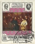 Stamps Yemen -  NAVIDAD 1970