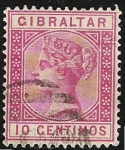 Stamps : Europe : Gibraltar :  Queen Victoria