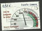 Stamps Spain -  Respeta la velocidad