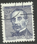 Stamps : Europe : Czechoslovakia :  Frantisek Skroup