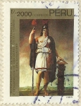 Stamps Peru -  BICENTENARIO DE LA REVOLUCION FRANCESA Y DECLARACION DE LOS DERECHOS DEL HOMBRE Y DEL CIUDADANO