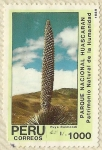 Stamps America - Peru -  PARQUE NACIONAL HUASCARAN - PATRIMONIO NATURAL DE LA HUMANIDAD
