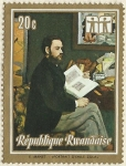 Stamps Rwanda -  PORTRAIT D'EMILE ZOLA