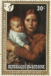 Sellos de Africa - Rwanda -  G. MELCHERS - MERE AVEC SON ENFANT