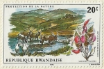 Stamps : Africa : Rwanda :  PROTECCION DE LA NATURALEZA 
