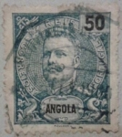 Sellos de Europa - Portugal -  angola 50 reis portugal 1906