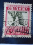 Stamps Colombia -  Banano (Sobreporte Aereo
