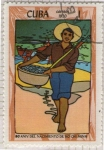 Stamps Cuba -  74 - 80 aniv. del nacimiento de Ho Chi Minh