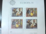 Stamps : Europe : Portugal :  Mensageiro a Cavalo (sec.XVI ) Distribuicao Domiciliaria (secXIX ).