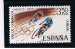 Stamps Spain -  Edifil  1887  XIX Juegos Olímpicos en Méjico.  