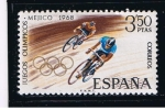 Stamps Spain -  Edifil  1887  XIX Juegos Olímpicos en Méjico.  