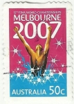 Stamps : Oceania : Australia :  12th CAMPEONATO MUNDIAL DE NATACION - MELBOURNE 2007