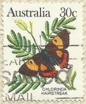 Stamps Australia -  CHLORINDA HAIRSTREAK