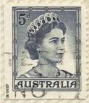 Stamps Australia -  REINA ELIZABETH II