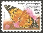 Stamps Cambodia -   Mariposa