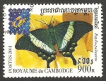 Stamps Cambodia -   Mariposa