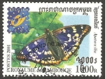 Stamps Cambodia -   Mariposa