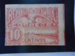 Stamps Colombia -  República de Colombia-(Muelle de Puerto Colombia ..? ) 