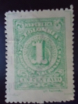 Stamps Colombia -  Número 1 - República de Colombia : Un Centavo.
