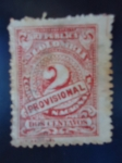 Stamps America - Colombia -  Número 2 - República de Colombia : Dos Centavos.(Provicional)
