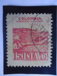 Stamps America - Colombia -  Bahía de Santa Marta (Magd.)Sobreporte Aereo.