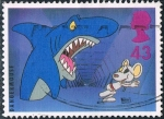 Stamps : Europe : United_Kingdom :  50 ANIV. DE LOS PROGRAMAS INFANTILES DE LA TV BRITÁNICA. DANGERMOUSE. M 1656