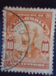 Stamps Colombia -  Buscador de Oro - Minero - Serie: 1939-1940)- Minas de Oro.