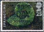 Stamps United Kingdom -  PRIMAVERA. ESCULTURAS CON MATERIALES NATURALES. HOJAS DE CASTAÑO. M 1550