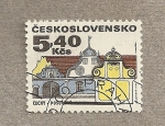Stamps Czechoslovakia -  Construcciones rurales