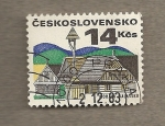 Sellos de Europa - Checoslovaquia -  Construcciones rurales