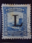 Stamps Colombia -  Cartagena-Fortificación española.