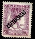 Sellos de Europa - Hungr�a -  1918