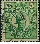 Stamps Sweden -  Gustave V