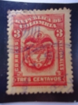 Stamps Colombia -  ESCUDO .-República de Colombia.Correos Nacionales.