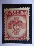 Stamps Colombia -  Cruz  roja  Nacional.