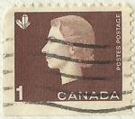 Stamps : America : Canada :  REINA ELIZABETH II