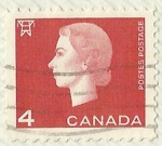 Stamps : America : Canada :  REINA ELIZABETH II