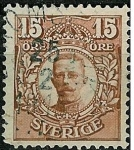 Sellos de Europa - Suecia -  Gustave V