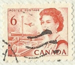 Stamps : America : Canada :  REINA ELIZABETH II