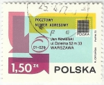 Stamps : Europe : Poland :  SISTEMA DE CODIGO POSTAL