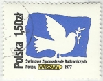 Stamps Poland -  REUNION INTERNACIONAL EN VARSOVIA PARA LA PAZ