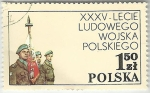 Stamps : Europe : Poland :  XXXV AÑOS DEL EJERCITO POPUPAR DE POLONIA