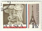 Stamps Poland -  MONUMENTO A LOS VETERANOS EN PARIS