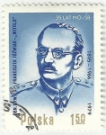 Sellos de Europa - Polonia -  GENERAL JOZWIAK