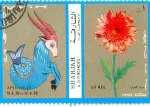 Stamps United Arab Emirates -  apolo 13