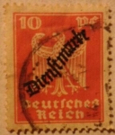 Sellos de Europa - Alemania -  deutfches reich aguila 1924