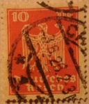 Stamps Germany -  deutfches reich aguila 1924