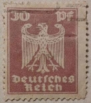 Sellos de Europa - Alemania -  deutfches reich aguila 1924
