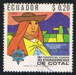 Stamps : America : Ecuador :  XI CONGRESO DE COTAL